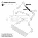 Borg & Beck Turbo Hose  - BTH1163 fits VAG Transporter 2.5D BNZ BPC
