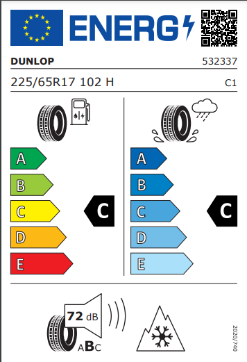 Dunlop 225 65 17 102H SP WinterSport 5 SUV tyre