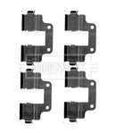 Borg & Beck Fitting Kit -  Pads  - BBK1543 fits L'Rover Freelander TD4 10/06-