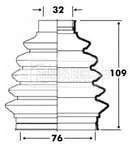 Borg & Beck Cv Joint Boot Kit Part No -BCB6091