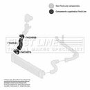 First Line Turbo Hose  - FTH1043 fits Fiat Ducato III 2.2 JTD 2006-