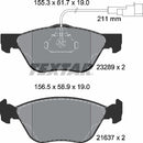 Alfa Romeo Fiat Lancia, Brake Pad Set - Textar 2328902