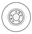 Borg & Beck Brake Disc Pair Part No -BBD4775