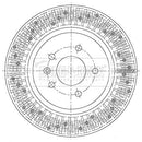 Borg & Beck Brake Disc Single  - BBD6114S fits GM Astra GTC VXR 04/12-