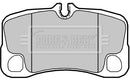Borg & Beck Rear Brake Pad Set - BBP2359 fits Porsche 911 (997) 06/08-