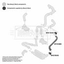 Borg & Beck Turbo Hose  - BTH1380 fits GM Corsa 1.7D 00-06