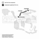 First Line Turbo Hose  - FTH1321 fits Mercedes Vito 110D 97-04