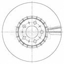 Borg & Beck Brake Disc Single Part No -BBD6157S