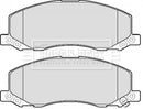 Borg & Beck Front Brake Pad Set -BBP2106