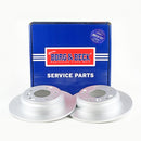 Borg & Beck Brake Disc Pair  - BBD4091 fits Honda Legend 91- Shuttle 95- R