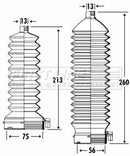 First Line Steering Gaiter Kit Part No -FSG3321