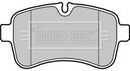 Borg & Beck Rear Brake Pad Set - BBP2034 fits Iveco Daily III 06-