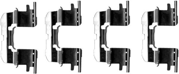 Textar Brake Pad Fitting Kit - 82059400