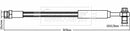 Borg & Beck Brake Hose  - BBH8379 fits VAG A3,Golf 08/12-