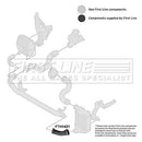 First Line Turbo Hose  - FTH1421 fits VAG A6 2.0TDi 05-08