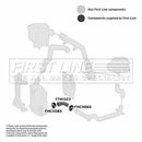 First Line Turbo Hose  - FTH1323 fits Mercedes Vito CDi 95-03
