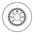 Borg & Beck Brake Disc Pair  - BBD4960 fits GM.corsa,tigra,vectra, 89-
