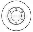 Borg & Beck Brake Disc Pair  - BBD5029 fits FX4 Taxi (front vented) 91-