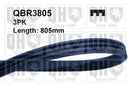 QH V-Ribbed Drive Belt - QBR3805