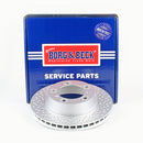 Borg & Beck Brake Disc Single  - BBD5836S fits Porsche Boxster 3.2S 99-04