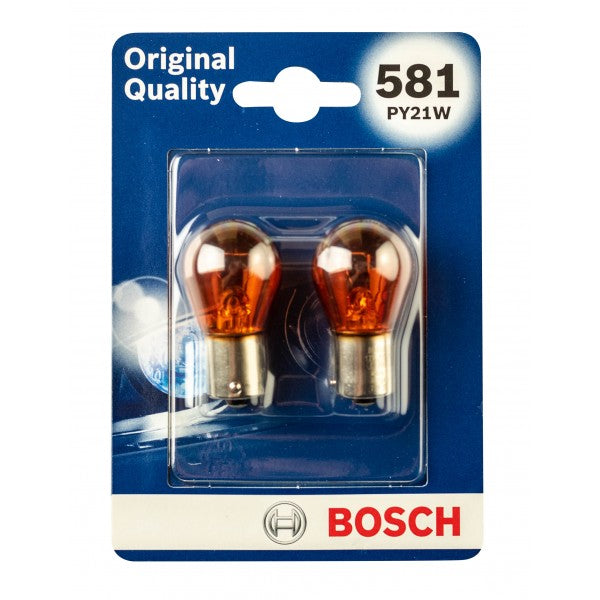 Bosch O.E. Quality Py21W 12V 21W Bau15S (X2) Part No - 1987301610