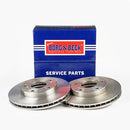 Borg & Beck Brake Disc Pair  - BBD4718 fits Honda Civic 1.7 CDTi 02-06
