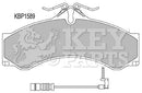 Key Parts Brake Pad Set - KBP1589 fits Mercedes R90 approved