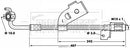 Borg & Beck Brake Hose  - BBH6970 fits Ford Escort VI 1.6,2.0