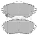 Borg & Beck Front Brake Pad Set - BBP2441 fits Toyota Auris 10/12-