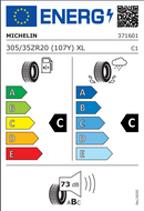 Michelin 305 35 20 107Y Pilot Sport 4S tyre