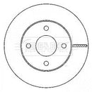 Borg & Beck Brake Disc Pair  - BBD4474 fits Nissan Micra 1.4/1.5 98-03