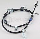 Borg & Beck Brake Cable Rear RH - BKB3880 fits Santa Fe 6 Speed 2012-