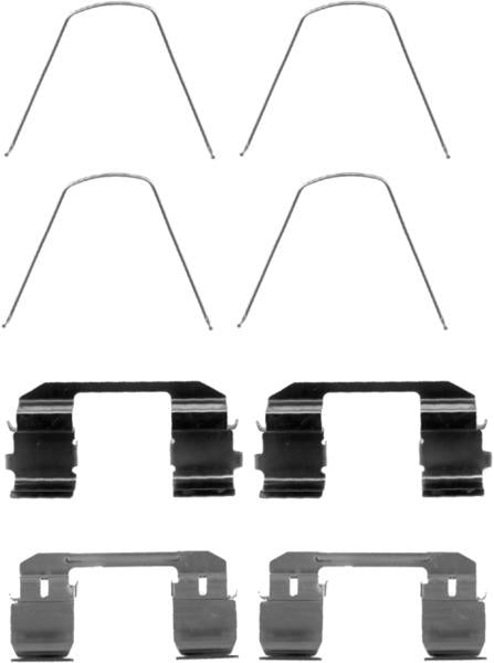 Textar Brake Pad Fitting Kit - 82512400