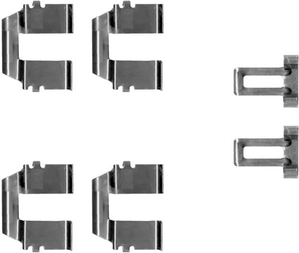Textar Brake Pad Fitting Kit - 82059600