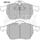 Key Parts Brake Pad Set - KBP1444 fits Vaux Vectra 95- Saab 900 93-