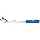 Flexible Head Extending Reversible Ratchet, 1/2" Sq Dr, 72 Tooth
