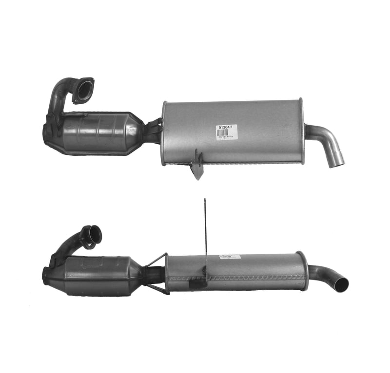 BM Cats Approved Petrol Catalytic Converter - BM91364H with Fitting Kit - FK91364 fits Smart