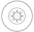 Borg & Beck Brake Disc Pair  - BBD5298 fits MB Sprinter(905)616 CDi 01-06
