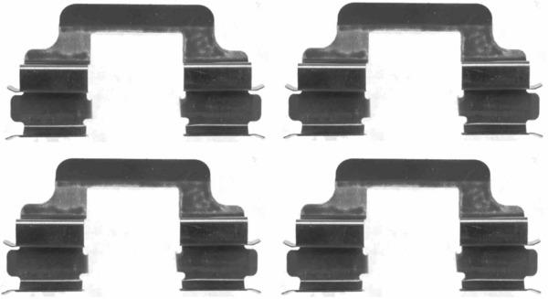 Textar Brake Pad Fitting Kit - 82054900