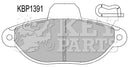 Key Parts Brake Pad Set - KBP1391 fits Fiat Cinque/Seicen 93-