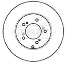 Borg & Beck Brake Disc Pair  - BBD4399 fits Honda Civic Type R 01-