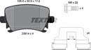 Audi Seat Skoda VW, Brake Pad Set - Textar 23914012433801