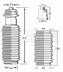 First Line Steering Gaiter Kit Part No -FSG3202