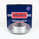 Borg & Beck Brake Disc Single  - BBD6003S fits Toyota L'Cruiser 4.5D-4D 08-