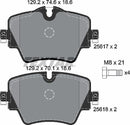 Textar Brake Pad Set - 2561701