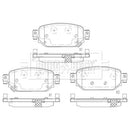Borg & Beck Brake Pad Set - BBP2830 fits 3 + Electric H/B 09/13-