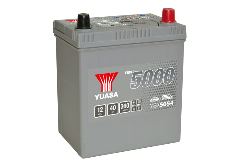 Yuasa YBX5054 - 5054 Silver High Performance SMF Battery - 5 Year Warranty
