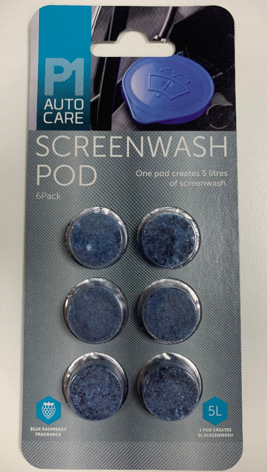 P1 Autocare Screenwash Pods - 6 Pack