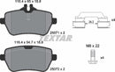 Textar Brake Pad Set - 2507101