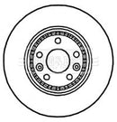 Borg & Beck Brake Disc Pair  - BBD4781 fits Renault Grand Scenic 2.0 09-